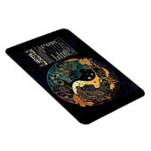 Gemini-thematischer Nährwert Magnet (Rechte Seite)