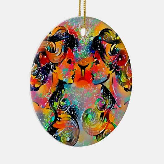 Gemini Tijuana Keramik Ornament (Rechts)