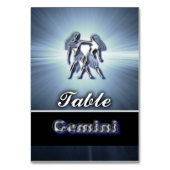 Gemini Tischnummer (Rückseite)