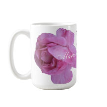 Gemini Twin Schwestern heiß rosa Rose Tasse von Be