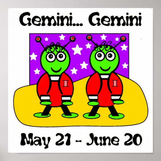 Gemini Twin Süssen Poster (Vorne)