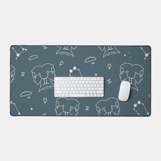 Gemini Twins Desk Mat Schreibtischunterlage (Tastatur & Maus)