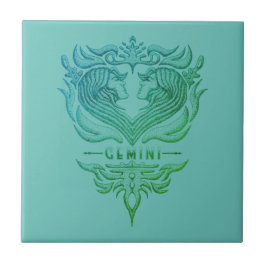Gemini Twins Emblem Fliese