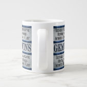 GEMINI - TWINS - KAFFEE/SOUP/JUMBO-TASSE - TEXT Jumbo-Tasse (Rückseite)