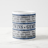 GEMINI - TWINS - KAFFEE/SOUP/JUMBO-TASSE - TEXT Jumbo-Tasse (Vorderseite)
