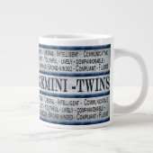 GEMINI - TWINS - KAFFEE/SOUP/JUMBO-TASSE - TEXT Jumbo-Tasse (Rechts)