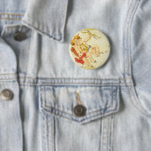 Gemini Twins Vintag Constellation Urania Mirror Button (Beispiel)