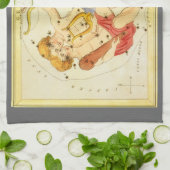 Gemini Twins Vintag Constellation Urania Mirror Geschirrtuch (Gefaltet)