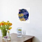 Gemini Twins Zeichen des Zodiac Custom Geburtsdatu Foliendrucke (Ablage(Küche))