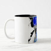 Gemini Twins Zweifarbige Tasse (Links)