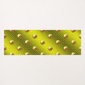 Gemini und Holzaffe Yogamatte (Rückseite (Horizontal))