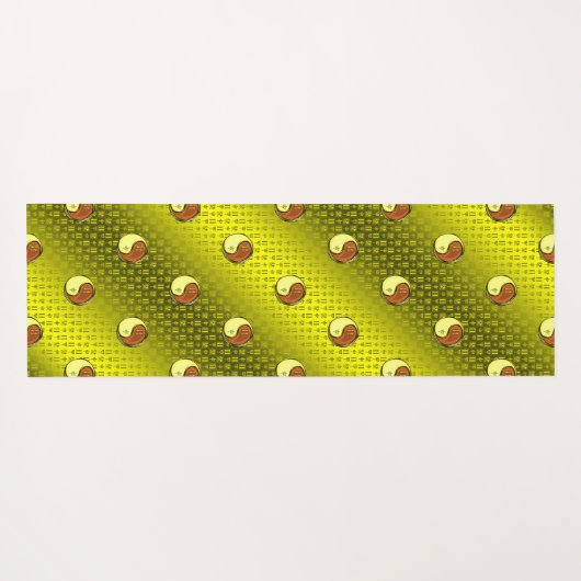 Gemini und Holzaffe Yogamatte (Rückseite (Horizontal))