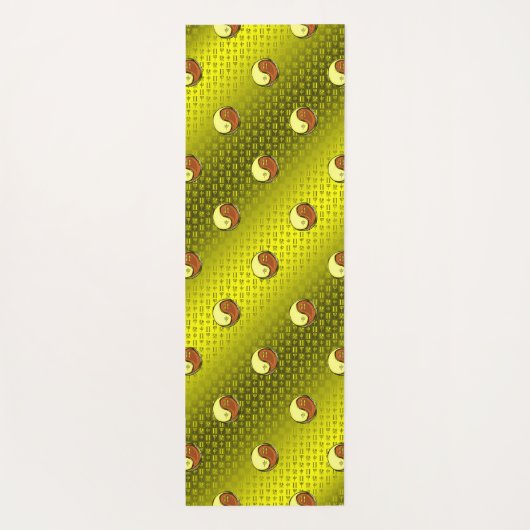 Gemini und Holzaffe Yogamatte (Rückseite)