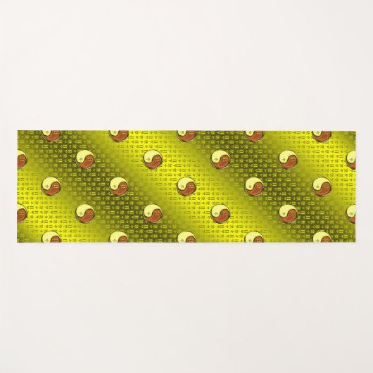 Gemini und Holzaffe Yogamatte (Vorderseite (Horizontal))