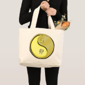 Gemini und Metallkaninchen Jumbo Stoffbeutel (Vorderseite (Produkt))