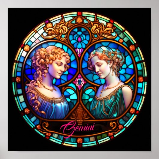 Gemini und Perl Harmony Poster (Vorne)