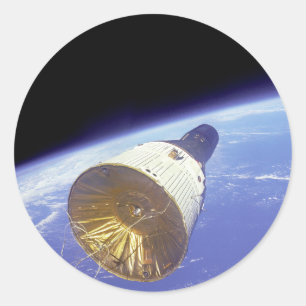 Gemini VI Runder Aufkleber