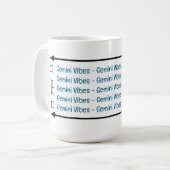 Gemini Vibes Tasse (Vorderseite Links)