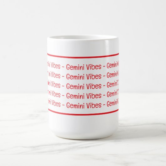 Gemini Vibes Tasse (Mittel)