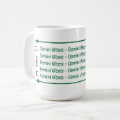 Gemini Vibes Tasse (Vorderseite Links)