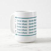 Gemini Vibes Tasse (Vorderseite Links)