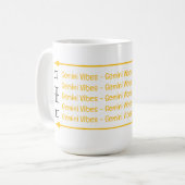 Gemini Vibes Tasse (Vorderseite Links)