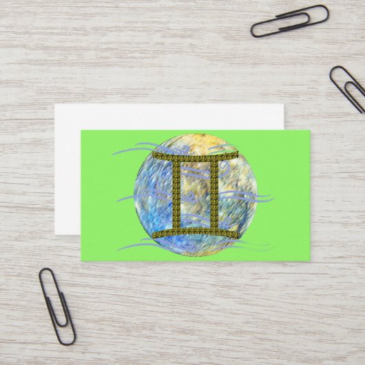 Gemini Visitenkarte (Vorderseite/Rückseite Beispiel)