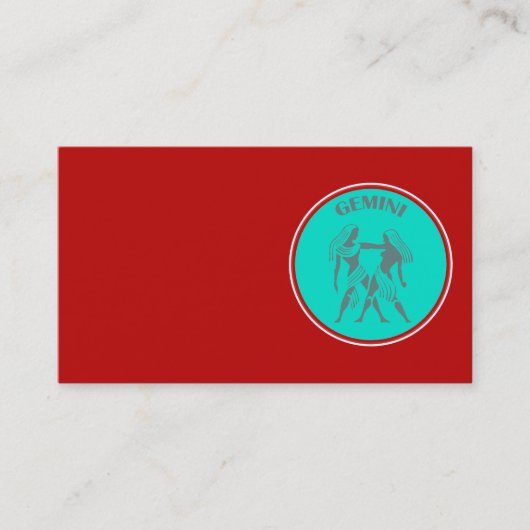 Gemini-Visitenkarte Visitenkarte (Vorderseite)