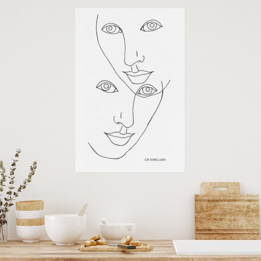 "GEMINI" von CR Sinclair Poster (Küche)