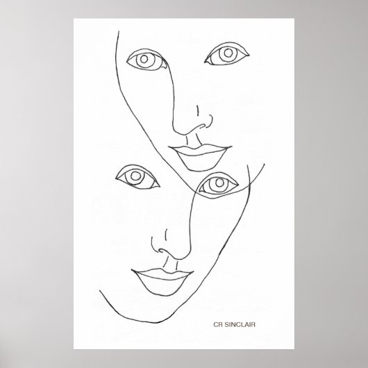 "GEMINI" von CR Sinclair Poster (Vorne)