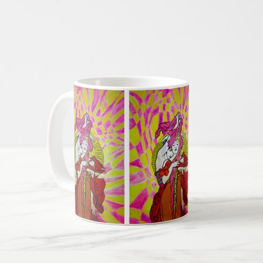 Gemini von Michael Moffa Kaffeetasse (Vorderseite Links)