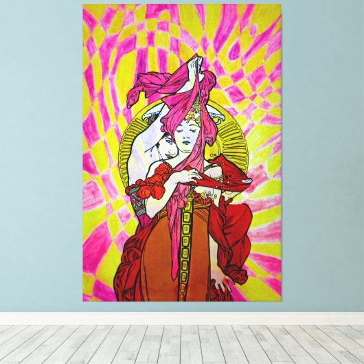 Gemini von Michael Moffa Leinwanddruck (Insitu (Holzboden))