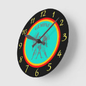 Gemini Wall Clock Runde Wanduhr (Winkel)