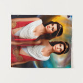 Gemini Wandteppich (Vorderseite (Horizontal))