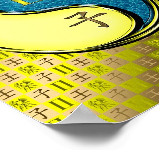 Gemini & Water Rat Poster (Ecke)