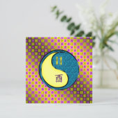 Gemini & Water Runder Karte (Stehend Vorderseite)