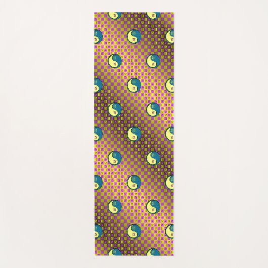 Gemini & Water Runder Yogamatte (Vorderseite)