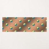 Gemini & Water Runder Yogamatte (Vorderseite (Horizontal))