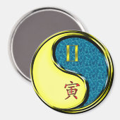 Gemini & Water Tiger Magnet (Vorderseite/Rückseite)