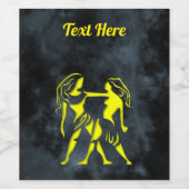 Gemini Weinetikett (Einzelnes Label)