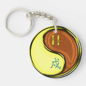 Gemini & Wood Dog Schlüsselanhänger (Vorderseite)