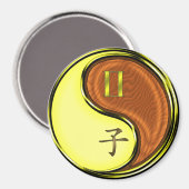 Gemini & Wood Rat Magnet (Vorderseite/Rückseite)