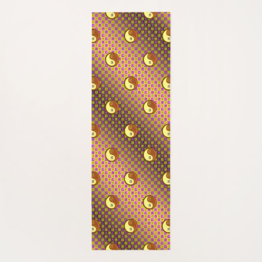 Gemini & Wood Rooster Yogamatte (Rückseite)