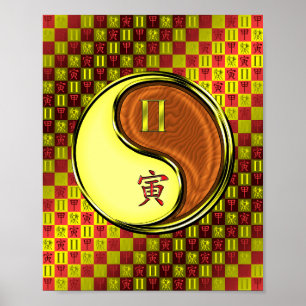 Gemini & Wood Tiger Poster