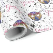 Gemini-Wrapping-Papier Geschenkpapier (Rolleneckpunkt)