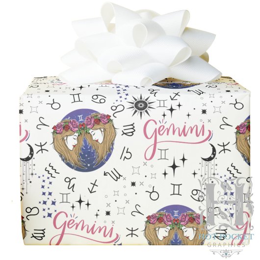 Gemini-Wrapping-Papier Geschenkpapier