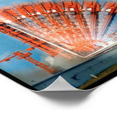 Gemini X Rocket Launch Time Lapse Foto Poster (Ecke)