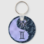 Gemini Yin Yang Schlüsselanhänger (Vorderseite)