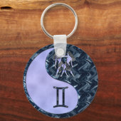 Gemini Yin Yang Schlüsselanhänger (Vorderseite)