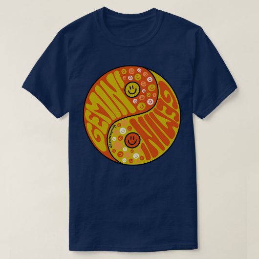 Gemini Yin Yang T-Shirt (Design vorne)